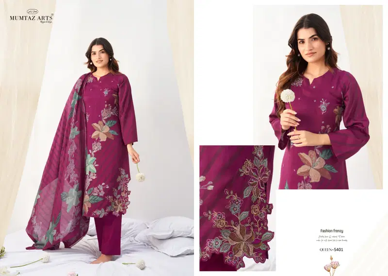 Mumtaz Queen Maslin Viscose Digital Printed Dress Material